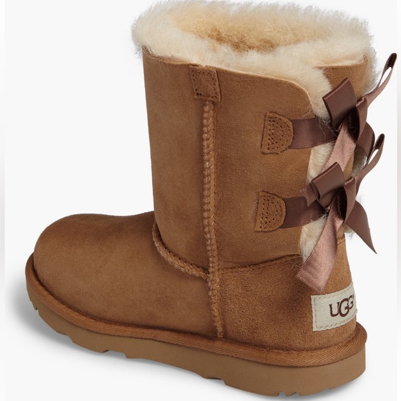 Little Girl Size 9 Bailey Bow in Chestnut - Picture 2 of 11